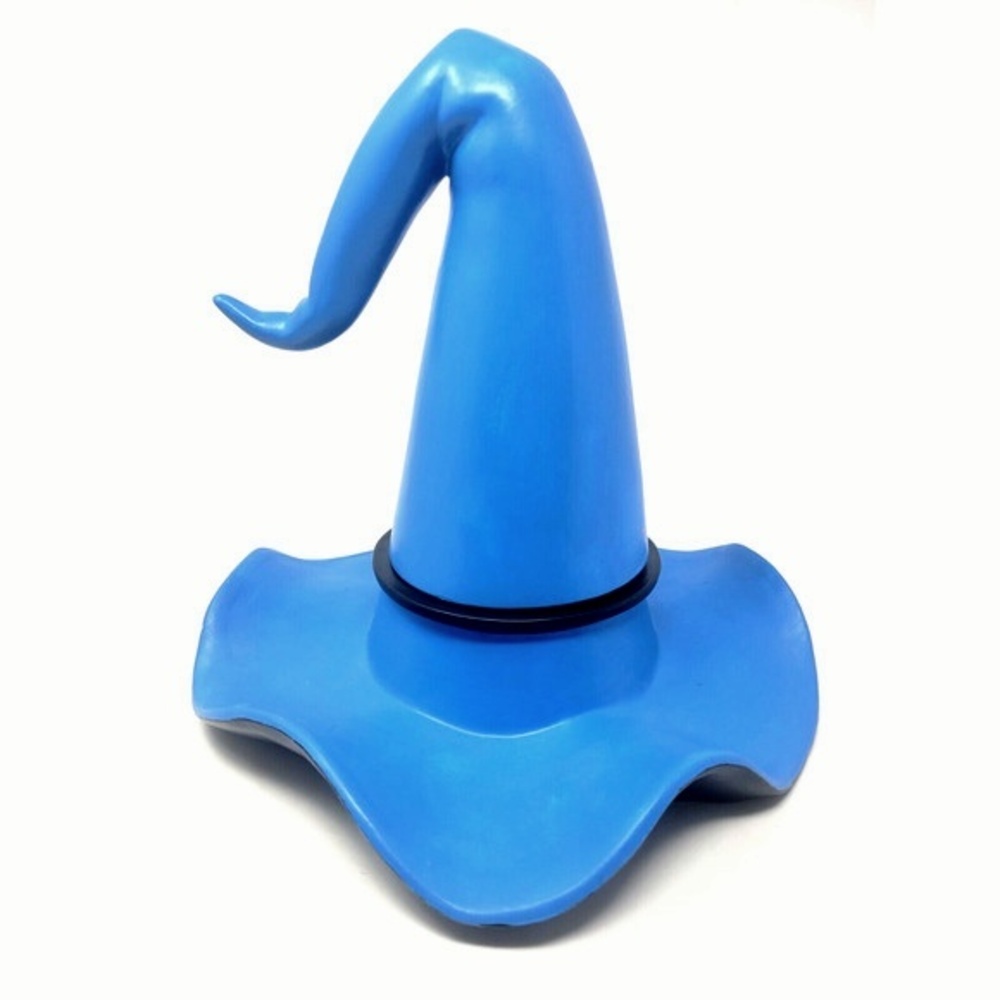 Wizard Hat Ceramic Cookie Jar Lidded Storage Bowl Fantasy Whimsical Home Decor